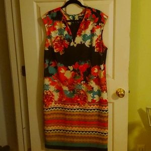 Plus Size Floral Dress 2X